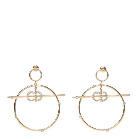 dior hoops earrings|christian dior hoop earrings.